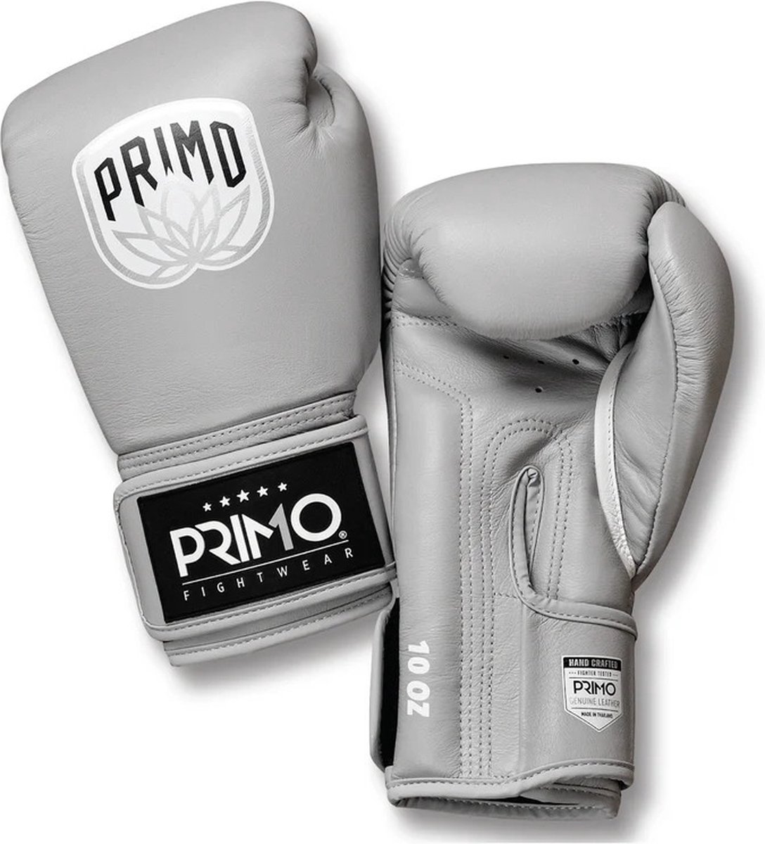 Primo Emblem 2.0 Mercury Grey Bokshandschoenen - Echt Leer - Lichtgrijs 16 oz