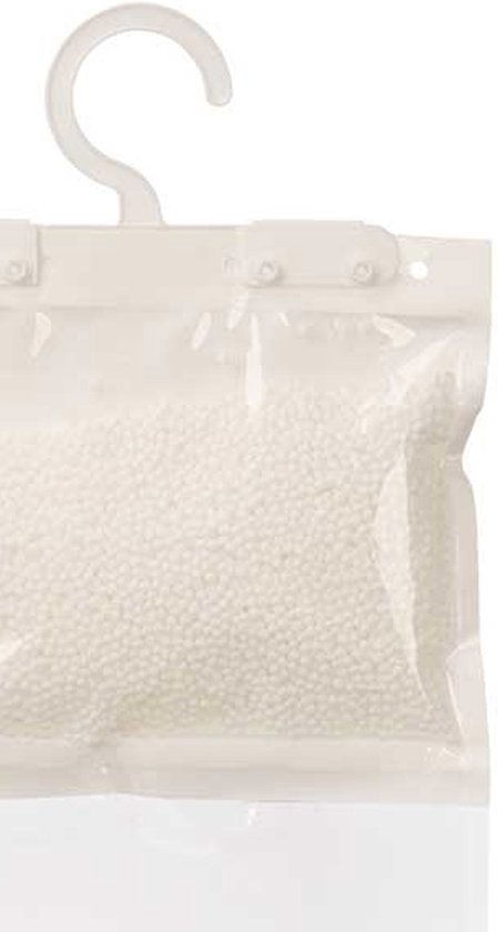 Luchtontvochtiger Mod. Drop, Wit, Kunststof, 15x23 Cm, 1000g, Set Van 2 69388800