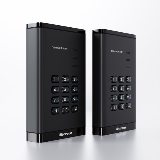 iStorage diskAshur PRO3 HDD - externe harde schijf - 1TB - USB - 256-bit - Zwart van Merkloos — afbeelding 4