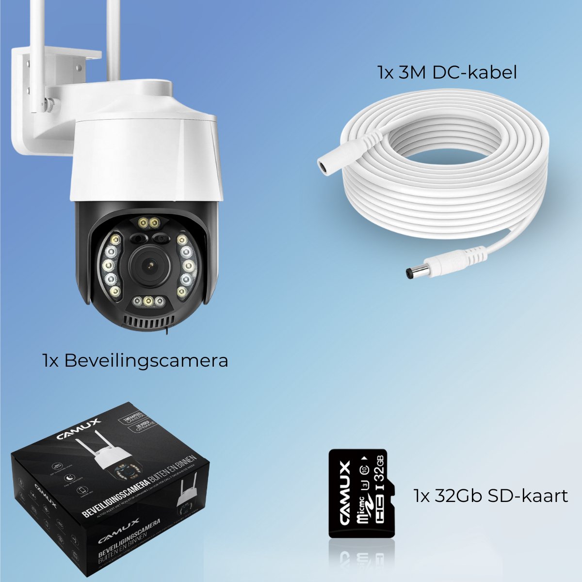 Camux Cam-VisionX Beveiligingscamera Buiten IP66 - 3MP 2K Camera - Buitencamera met Nachtzicht - Wifi met App - Security Camera – foto 8