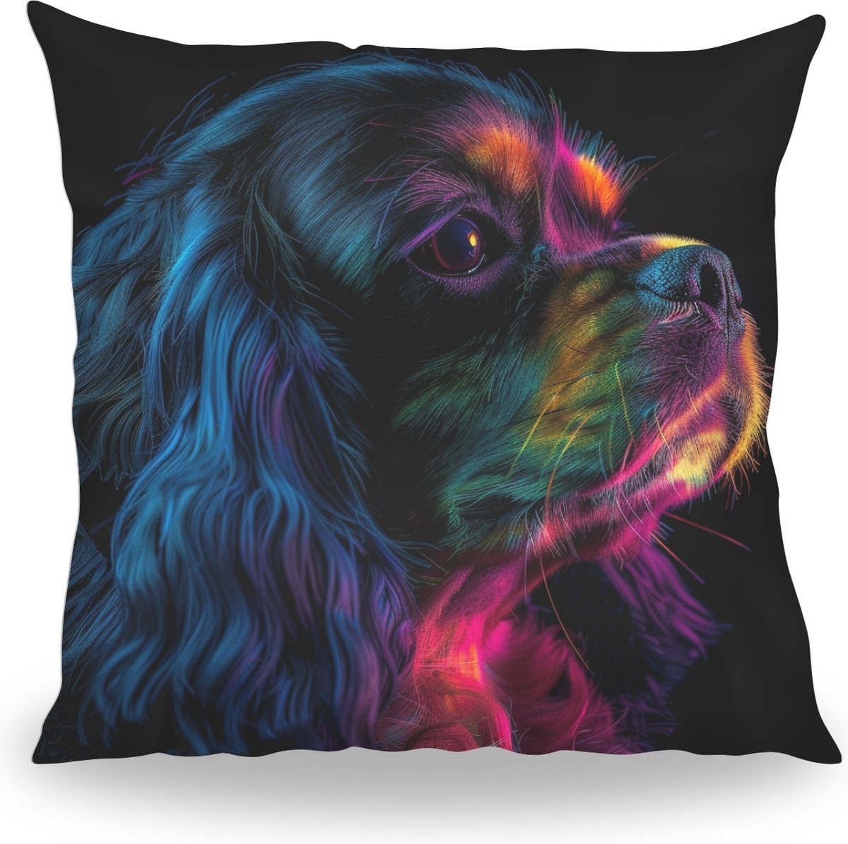 Kussen - Huisdier Portret - Cavelier King Charles 1 Color - 50 cm