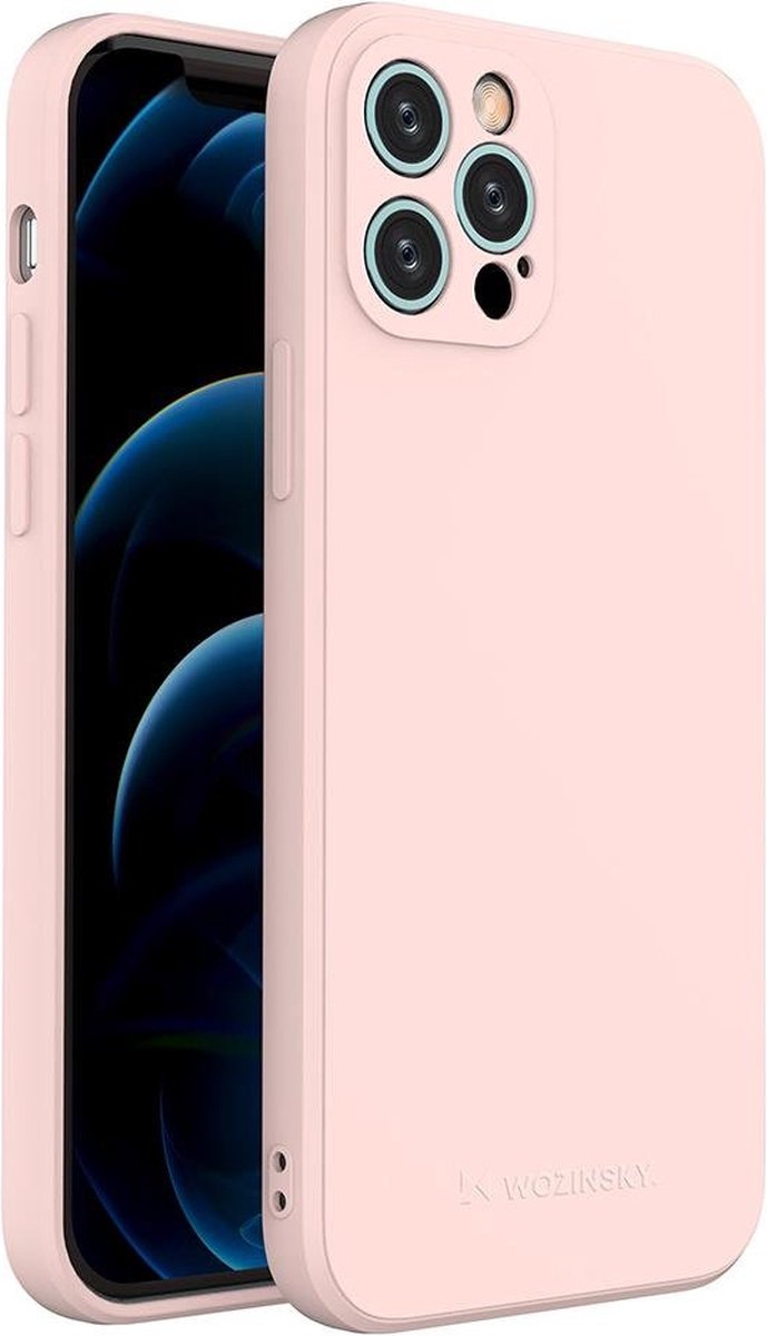 Wozinsky Siliconen Kleurhoesje Voor Iphone 12 Pro Duurzaam