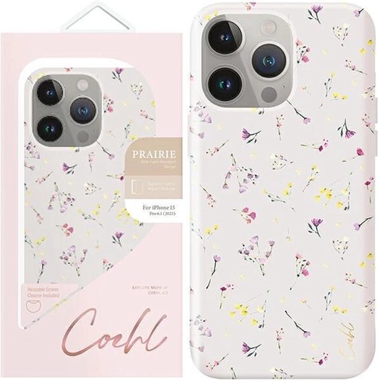 UNIQ - Coehl - Coque Prairie pour iPhone - 15 - Pro - beige