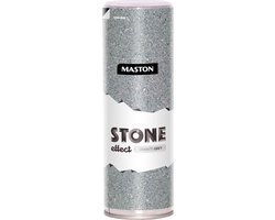 Maston Stone Effect - steeneffect spuitverf - Granite Grey - 400 ml - spuitbus verf