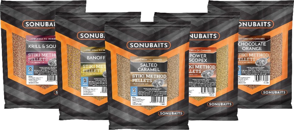 Sonubaits Stiki Method Pellets 2mm Salted Caramel 650gr