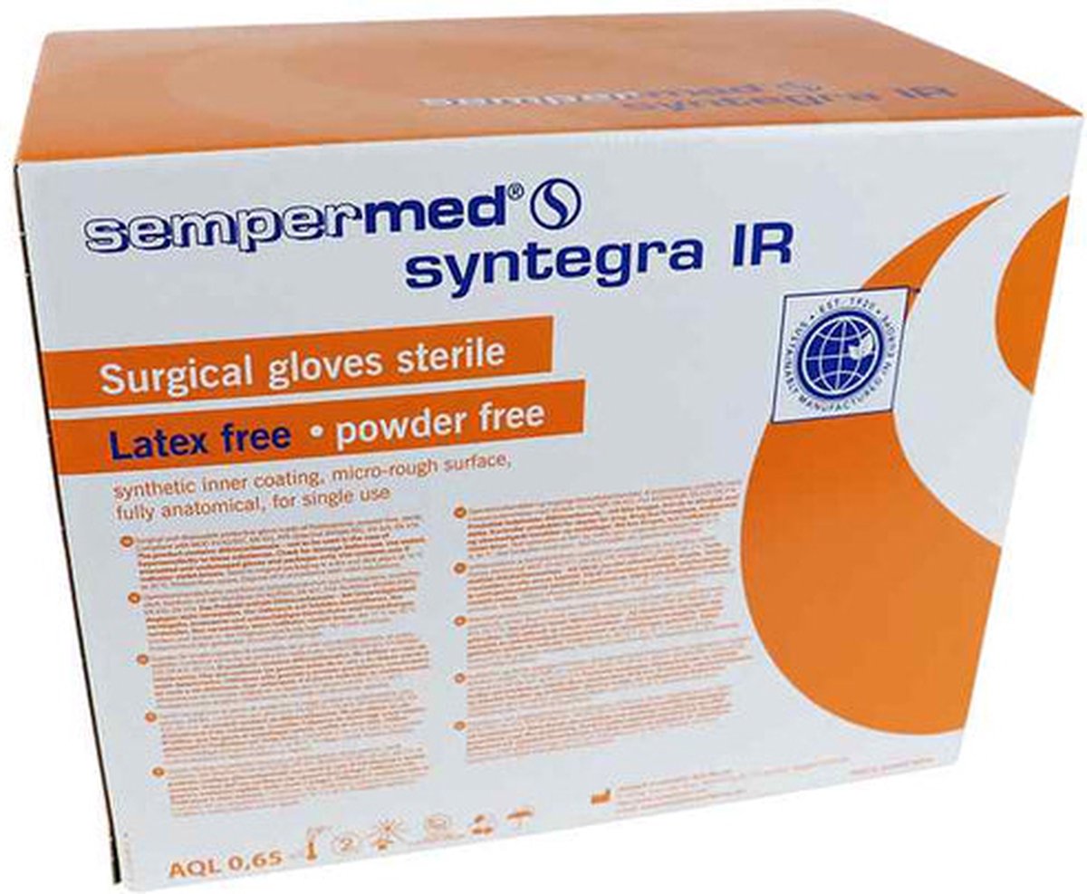 Goedkoopste Sempermed Syntegra IR 6.0 polyis - 50pr OK handsch