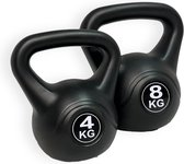 Padisport Kettlebell Set 4 En 8 Kg - Kettlebell Set - Kettlebell 4 Kg - Kettlebell 8 Kg - Kettlebell - Kettlebells - Fitness Gewichten Kettlebell