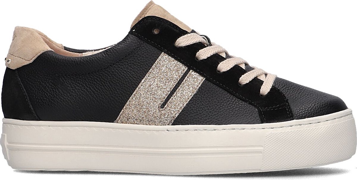 Paul Green 5330 Sneakers - Leer - Dames - Zwart - Maat 40