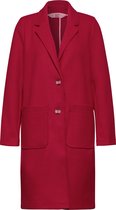 Manteau à revers douillet Street One - Veste femme - rouge tapis - Taille 40