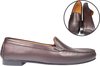 Stravers - Mocassins de Luxe Semelle en cuir Taille 45 Marron Chaussures à enfiler grande taille pour femme