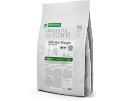 Nature's Protection Suprior care droog graanvrij voer voor volwassen honden van kleine rassen met witte vacht, insect 10kg.