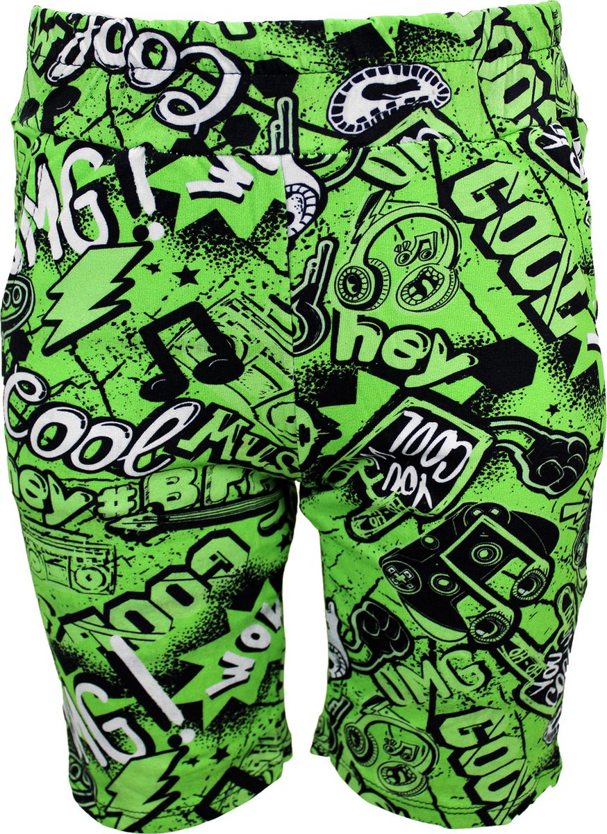 S&C Broekje Short Cool groen Kids & Kind Jongens Groen - Maat: 158/164
