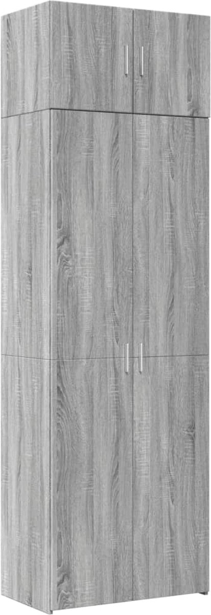 2 st Keukenkast | Wandkast | Muurkast | Opbergkast aan de muur Artisan Eiken 60 x 31 x