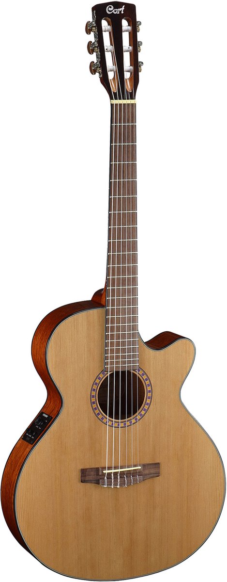 CORT COCEC5N2 Klassieke gitaar, CEC5, natuur, voorversterker