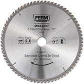 FERM - MSA1027 - Zaagblad - 250x30/16mm - T72 - TCT tanden - Diameter: - 250mm - Asgat: - 30mm - 16mm - Universeel - Voor het zagen van - Hout - Zeer geschikt voor - TSM1033 - TSM1034 - TSM1030 - Zaagtafel