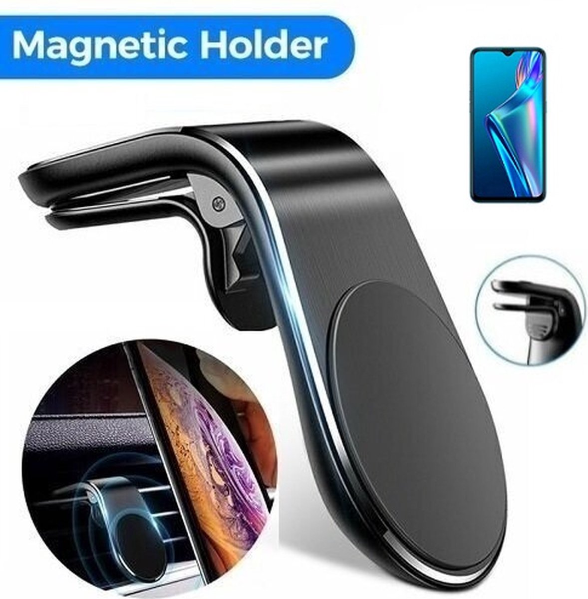 Oppo A12s Magnetische Telefoonhouder Auto