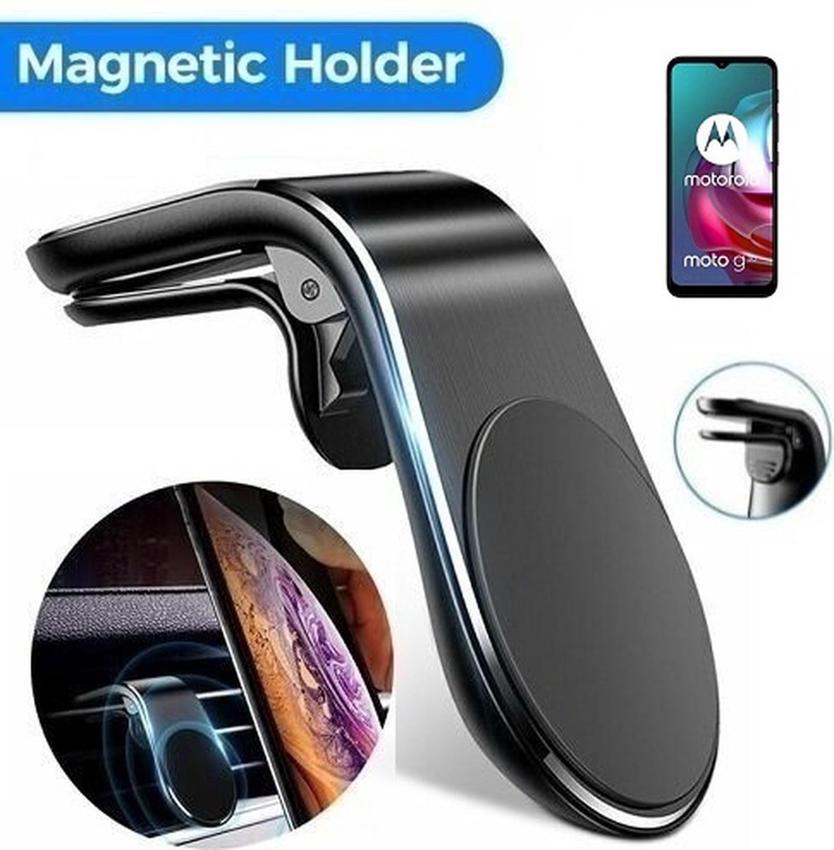 Motorola Moto G30 Magnetische Autohouder