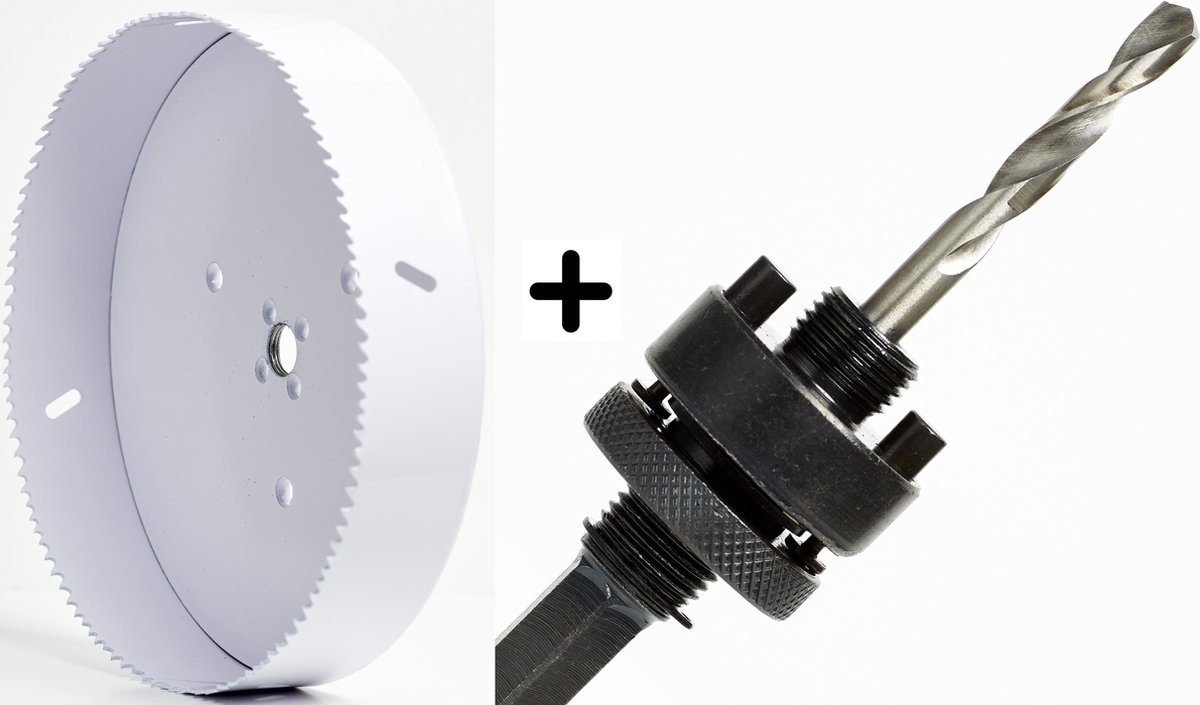 Set 175mm Gatzaag BI-METAL HSS-E Co8% - gatenzaag