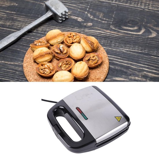 Machine à Biscuits Aux Noix électrique 750W - 12 Trous, Antiadhésif, Pour Gâteaux, Gaufres, Takoyaki - 8