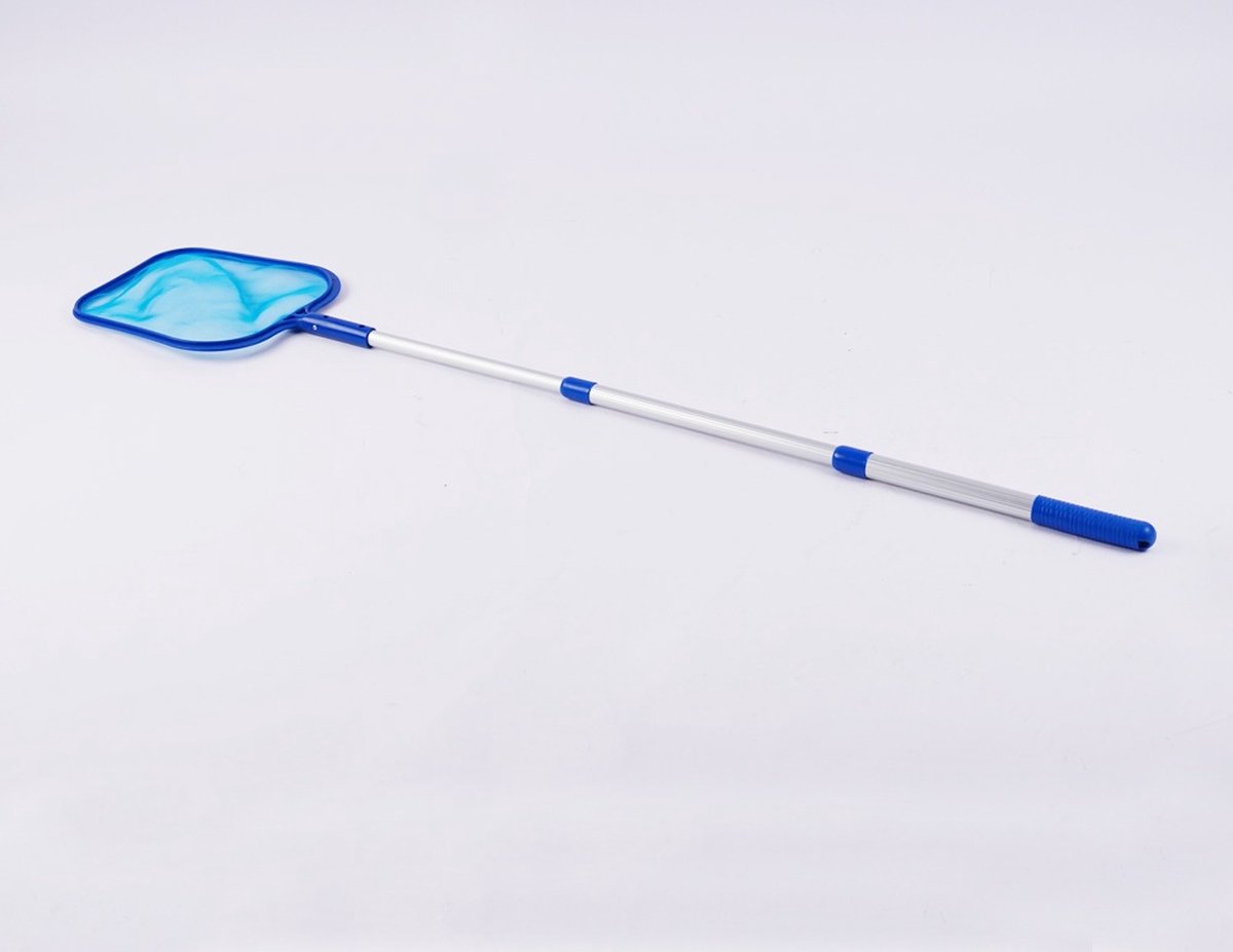 WVspecials Zwembad skimmer met telescopische steel Zwembad schepnet Zwembad skimmer Schepnet zonder steel Plat Zwembad onderhoud Visnet Zwembad net Zonder telescooptang Intex Bestway Intex schepnet