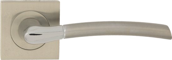 DOMINO Poignée De Porte FROST R M6 PZ Poignée Avec Plaque PZ Pour Cylindre Profile Chrome Brillant 94532224