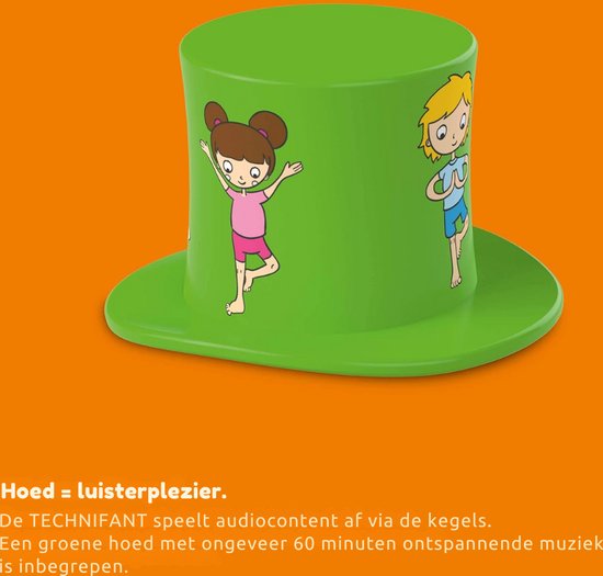 Technifant- voor kinderen een Draagbare MP3- Muziekspeler/Radio + nachtlampje met ontspannende muziek en WhiteNoise met Afspeelbare Audio-inhoud en Verwisselbare Hoed, Bluetooth, Batterij (Geen internet of abonnent nodig) Blauwe Olifant — afbeelding 5