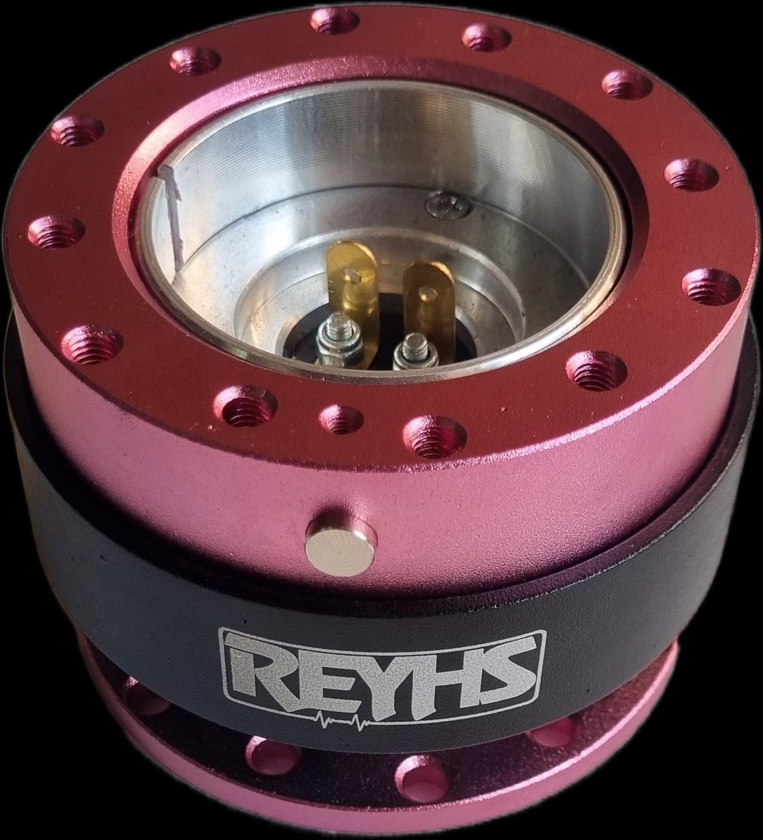 REYHS Quick release - roze - drift - race - sportstuur - 10 balls aansluiting - universeel - tuning - JDM