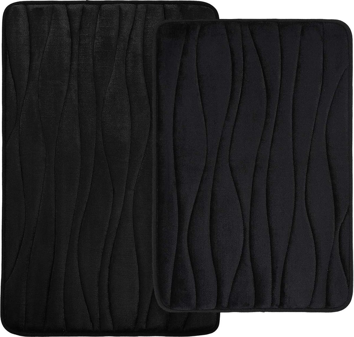 Binnenhuis Comfort Set: Luxe Tweedelige Badmatten Collectie met Geheugenschuim