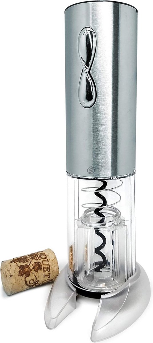 Equivera Elektrische Kurkentrekker Set - Automatische Wijnopener - Wijn Accessoires - Flessenopener - Cadeautip - Premium