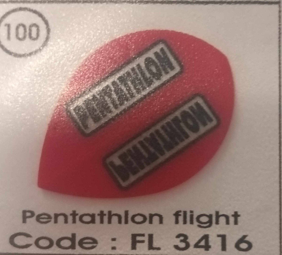 Dart Flights - 10 sets (30 stuks) - 100 micron - 3416
