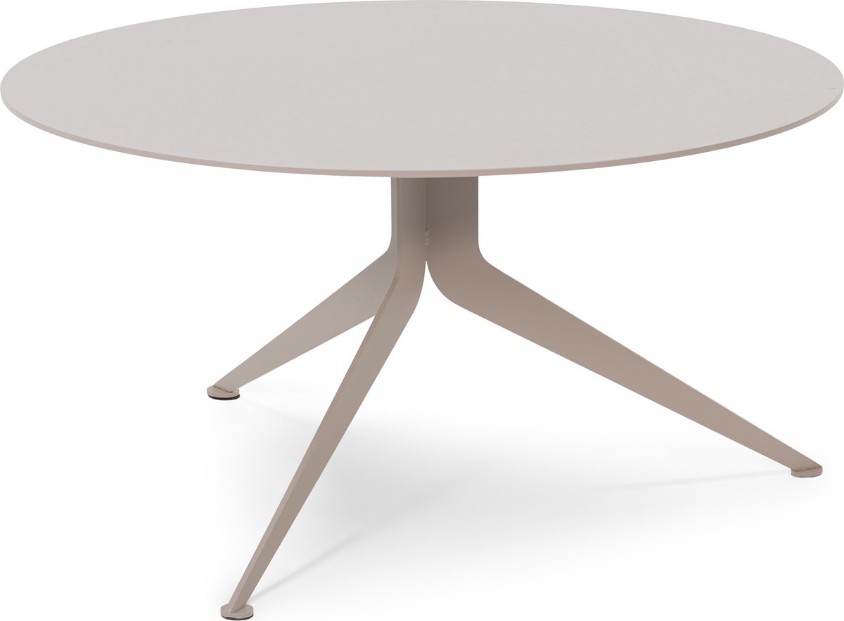 Spinder Design salontafel Daley - Silky Taupe - Ø 80 - Staal
