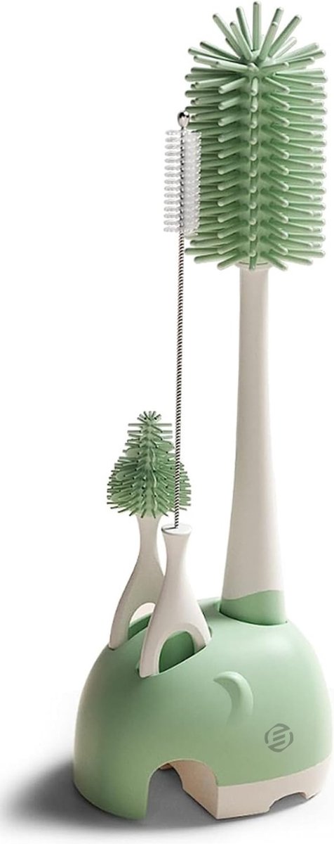 Goedkoopste Equivera Flessenborstel - Flessenborstel Baby - Flessenreiniger - Flessen Borstel - Flesvoedingaccessoires - Babyaccessoires