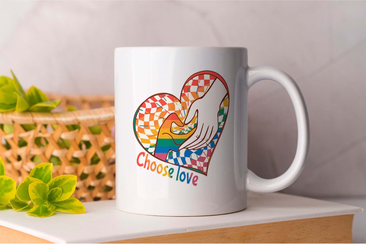 Mok Choose Love - Pride - LGBT - LGBTQ - LoveIsLove - PrideMaand - LiefdeIsLiefde - Gelijkheid