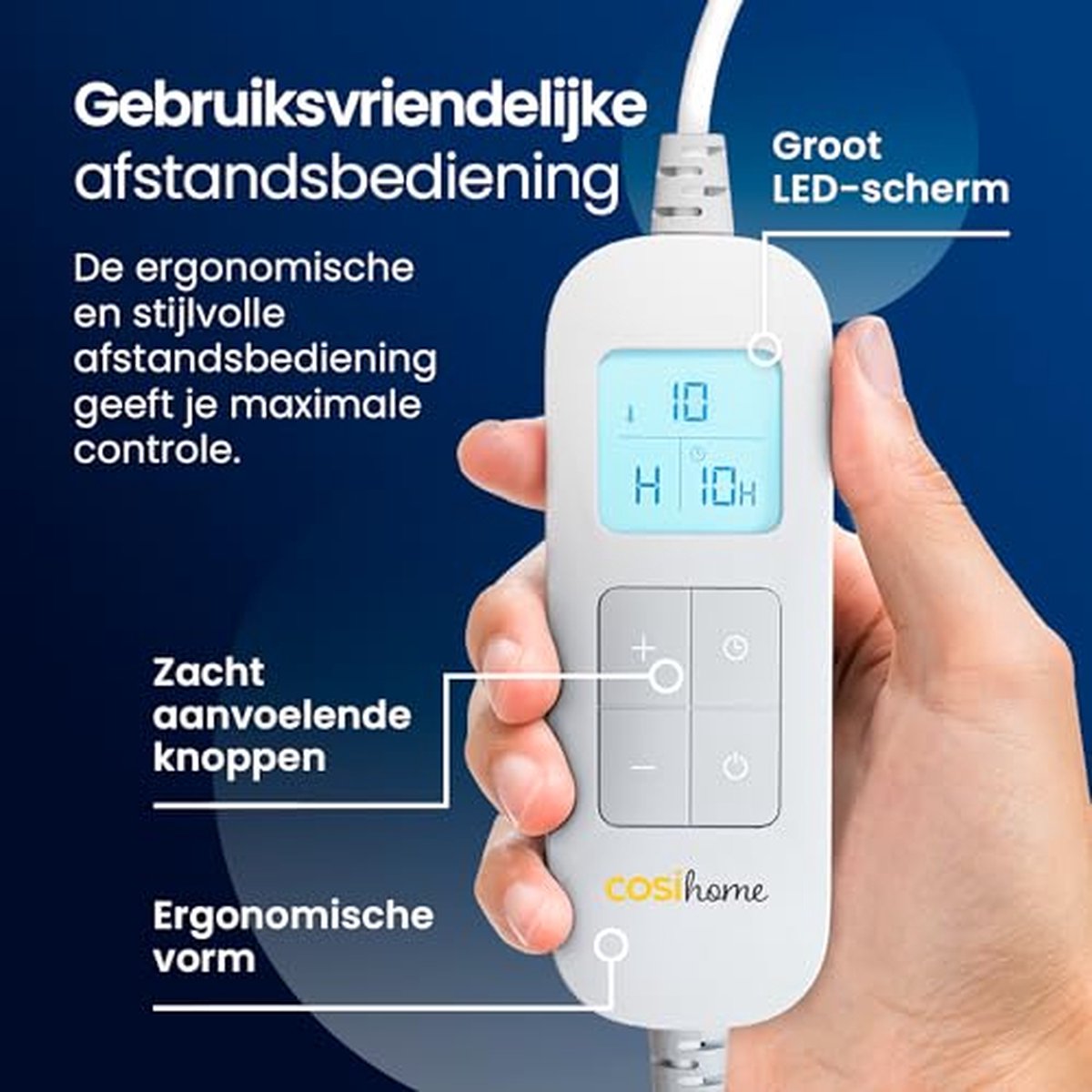 Cosi Home - Elektrische Deken - Luxe - afbeelding 3