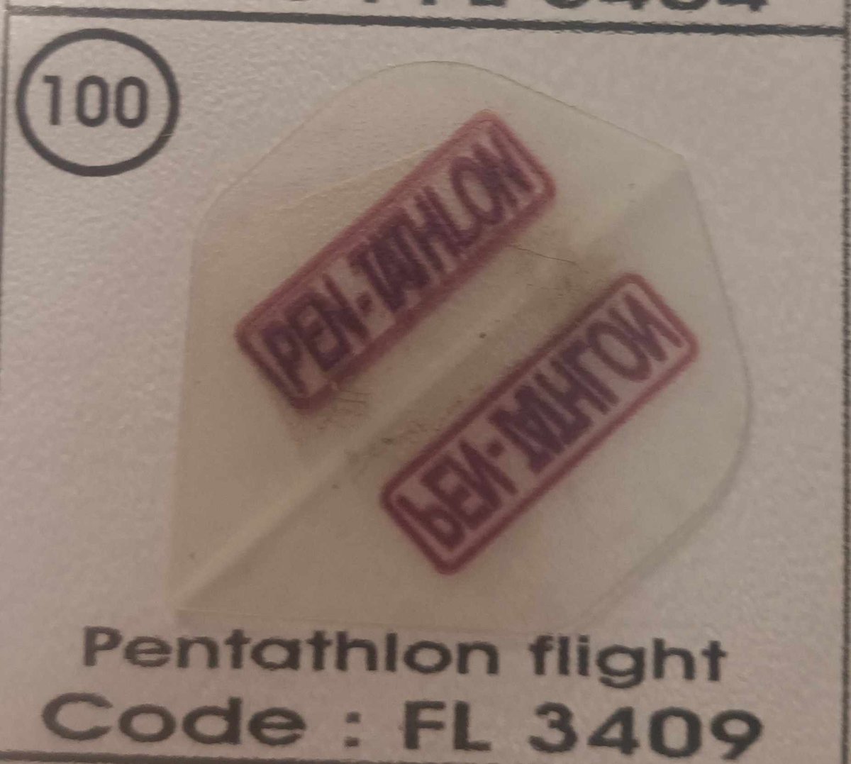 Dart Flights - 10 sets (30 stuks) - 100 micron - 3409