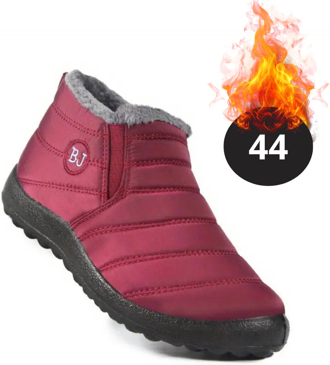 Livano Snowboots Sneeuwschoenen Sneeuwboots Dames Wintersport Ski Skischoenen – 44 Laag Rood