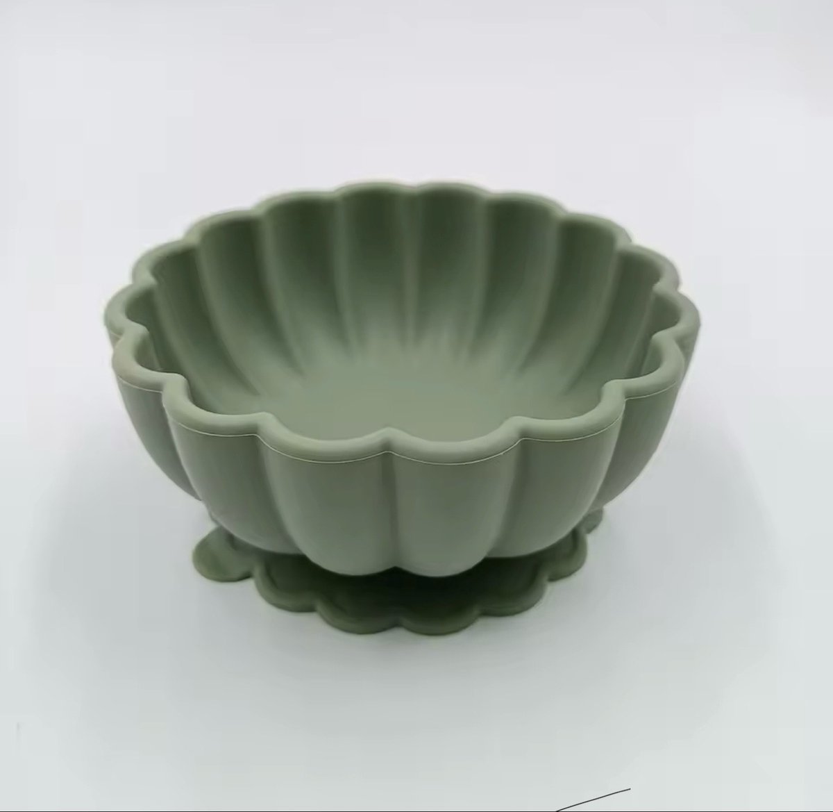 Goedkoopste KimDo - Siliconen Schelp Bakje - Groen - Met zuignap - Bakje - Schaaltjes - kinderservies - Kom - Baby - Kraamcadeau - Kind