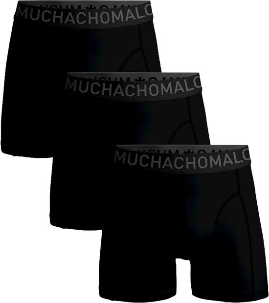 Foto: Muchachomalo heren boxershorts microfiber 3 pack maat m mannen onderbroeken