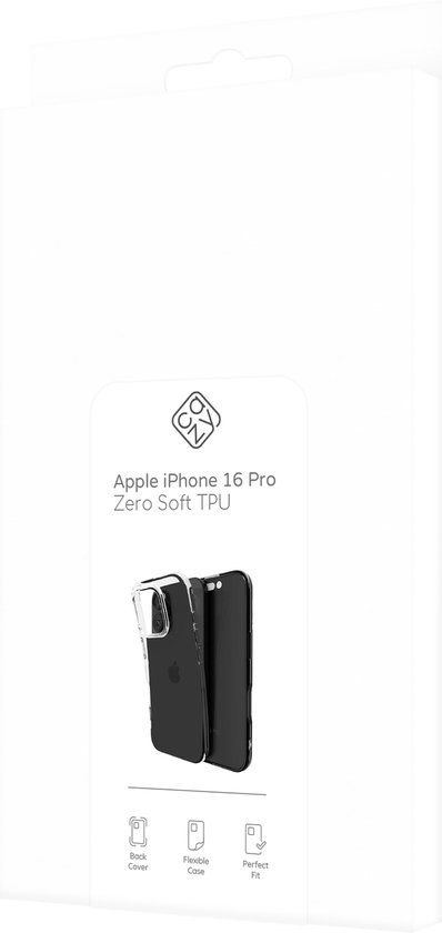 Coque Cazy Soft GRS adaptée à iPhone 16 Pro - Transparente