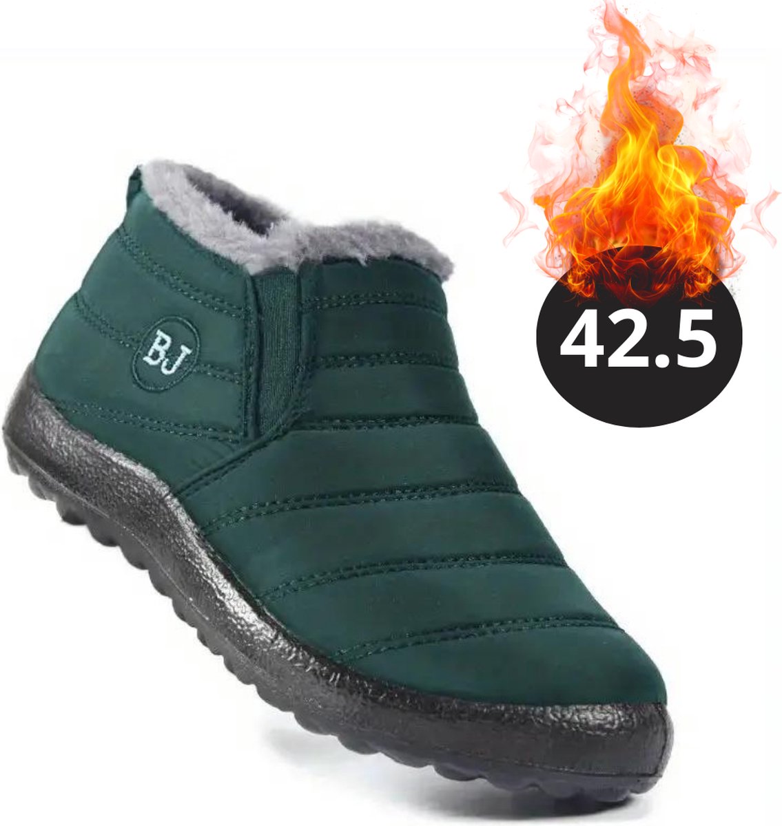 Livano Snowboots Sneeuwschoenen Sneeuwboots Dames Wintersport Ski Skischoenen Donker 42.5 Laag Groen