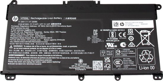 Bateria Original Hp Ht03xl 41.04wh L11421-1c1 | Cuotas sin interés