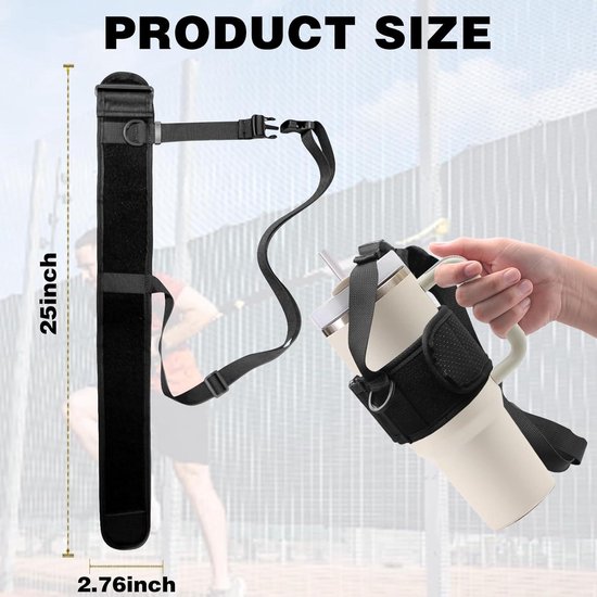 icolor Magnetische Gymtas met Flessenhouder en Telefoonvak - Sport en