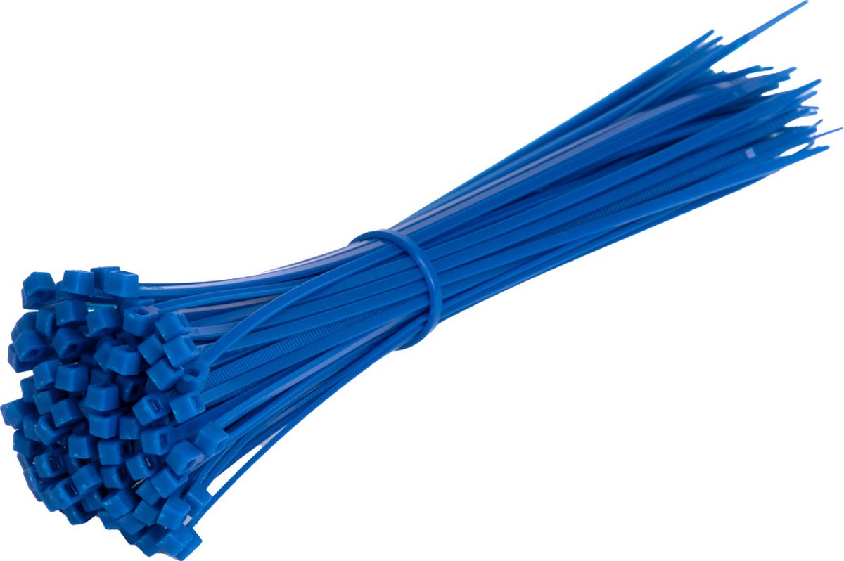 TD47 Kabelbinders 2.5 x 200 mm Blauw - Tie wraps - Tyraps