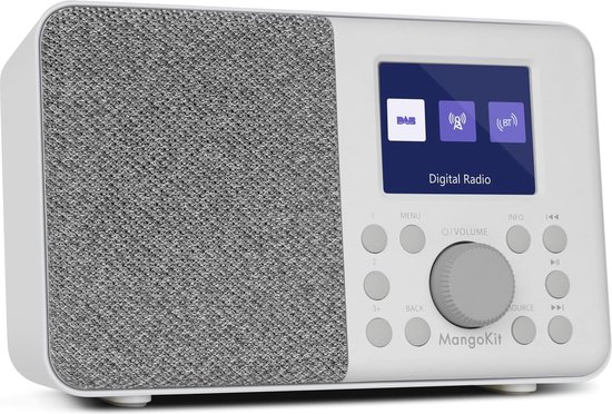 DAB Radio Portable met Bluetooth - DAB+ Digitale Radio - FM Radio ...