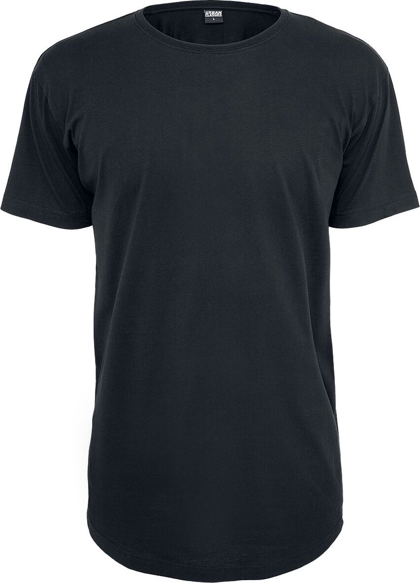 Urban Classics Shaped Long Tee Heren T-shirt – 3XL Zwart
