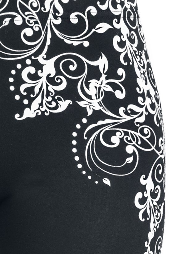 Black Premium by EMP Vrouwen zwarte leggings met all-over