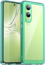 Coverup Hoesje - Geschikt voor OnePlus Nord CE4 Lite 5G Hoesje - Coverup Transparant ShockProof TPU Back Cover - Blauw