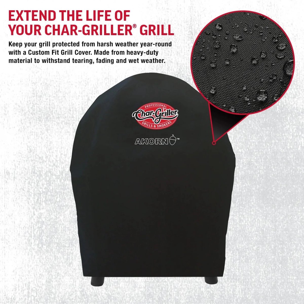 Char-Griller AKORN Jr. Kamado Grill cover beschermkap thumbnail 3