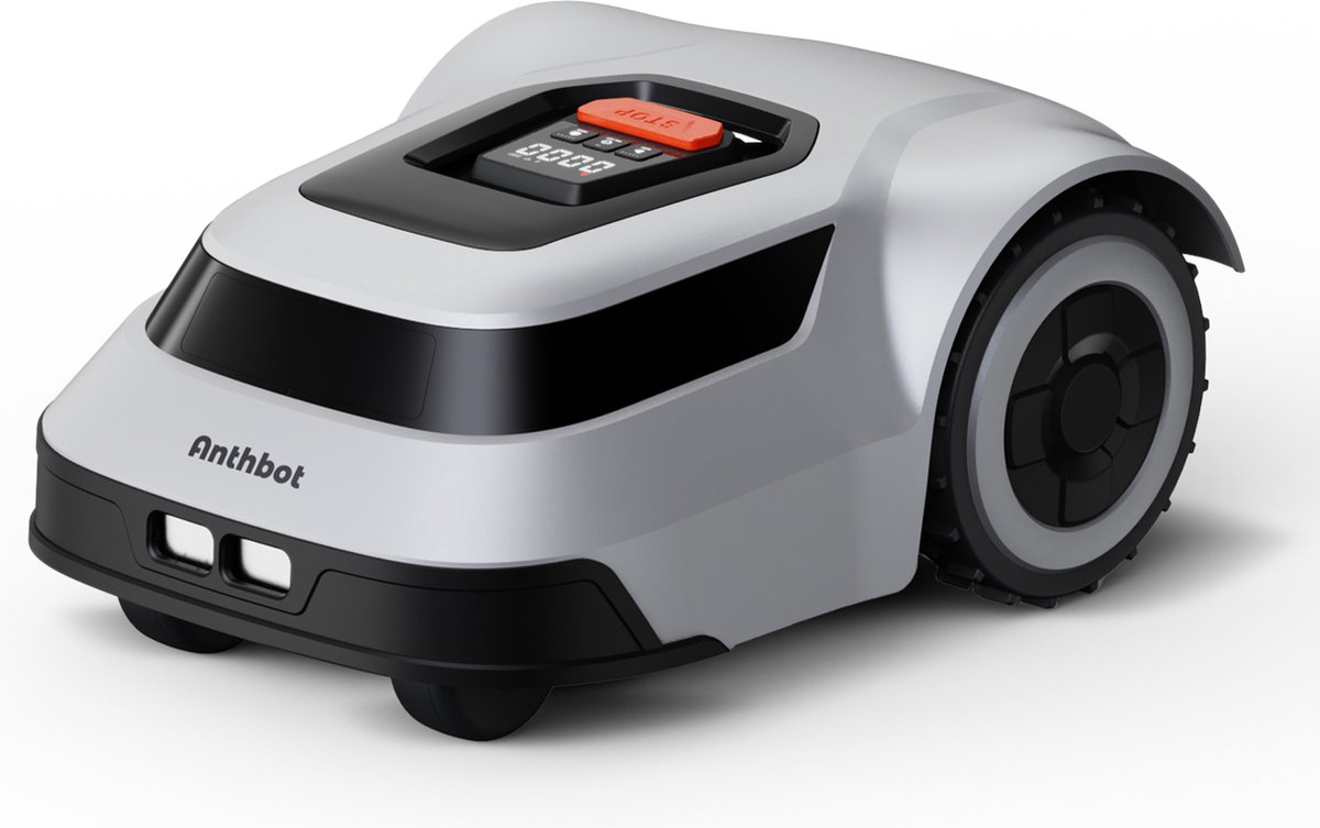 ANTHBOT - Maaier - Pion Robotic Lawnmower for 1000 m² - 300% Higher Efficiency Mower Lawn Mower Robot with Sturdy Boundary Cable, Car Mapping & Loading, C-TOF Technology, Lattice-shaped Mowing Path, IPX6