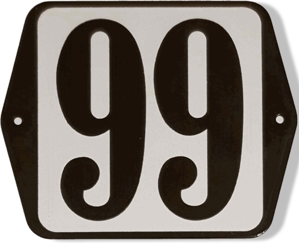 Huisnummer standaard nummer 99